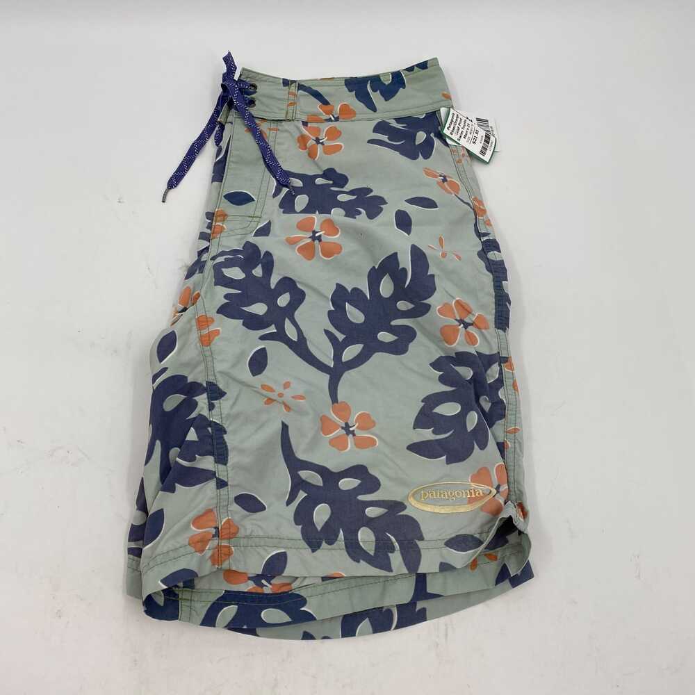 Patagonia Blue Floral Swim Trunks | Regular 29 Men’s Summer Polyamide - Picture 7 of 9